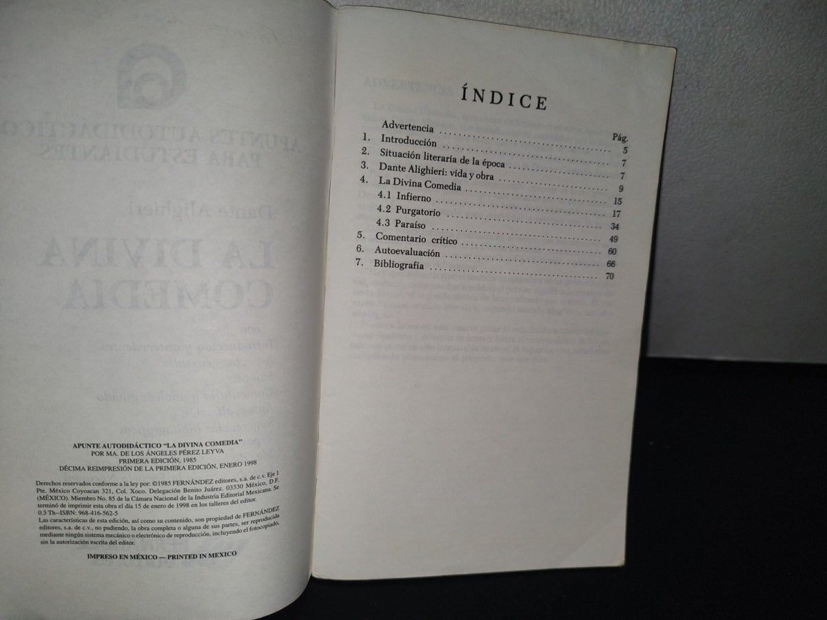 93- La Divina Comedia - Dante Alighieri - Fernández Editores - 1998