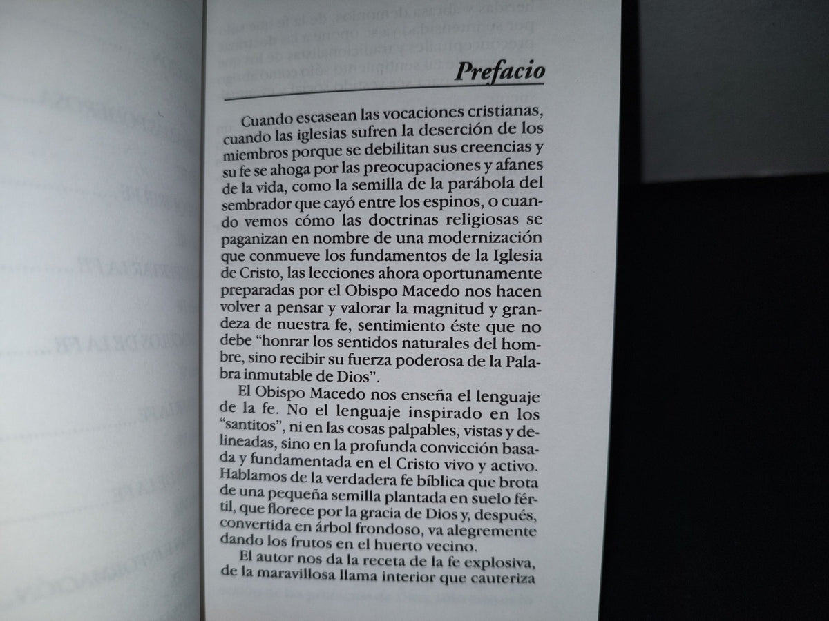 195- El Despertar De La Fe. Obiso Macedo - Colección Reino De Dios