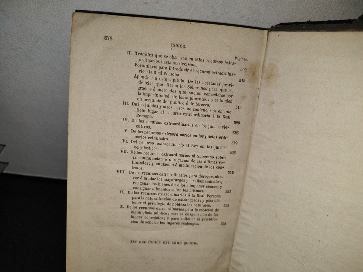 174- Febrero Novisimo O Librería De Jueces, Abogados Y Escribanos. Tomo Quinto Eugenio De Tapia 1861