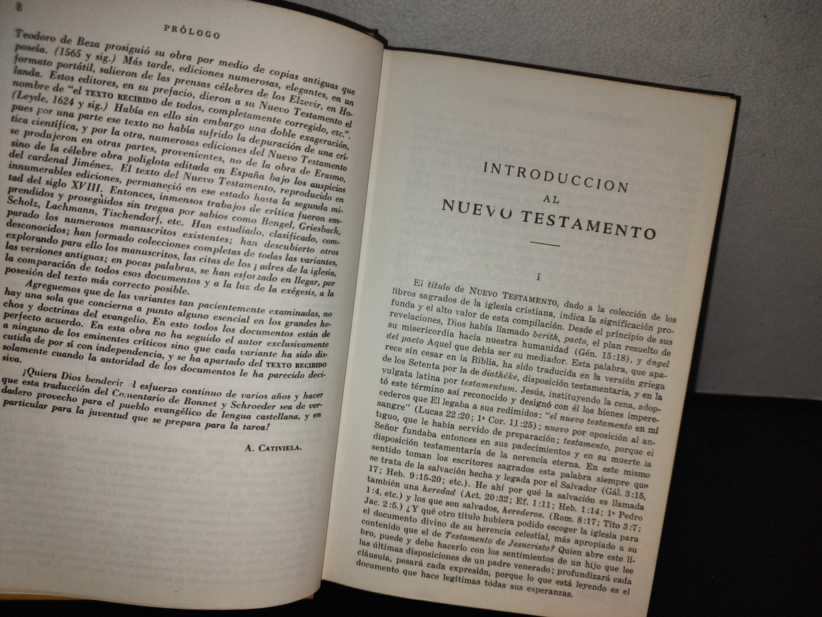 114- Comentario Del Nuevo Testamento, Tomo 1: Evangelios Sinópticos - L. Bonnet Y A. Schroeder 1982