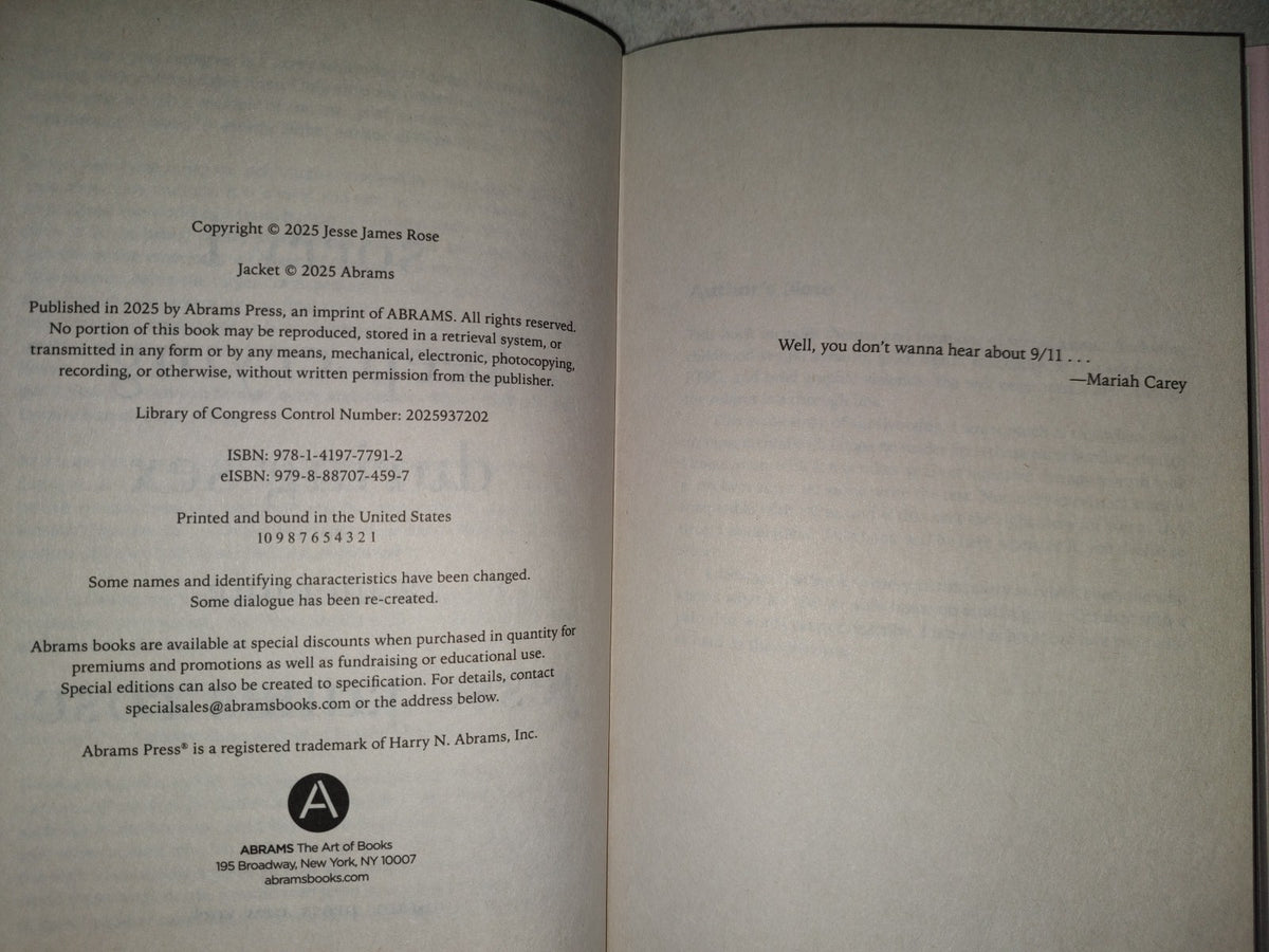 220- Sorry i Keep Crying During Sex. A Memoir - Jesse James Rose - Abrams Press, 2025