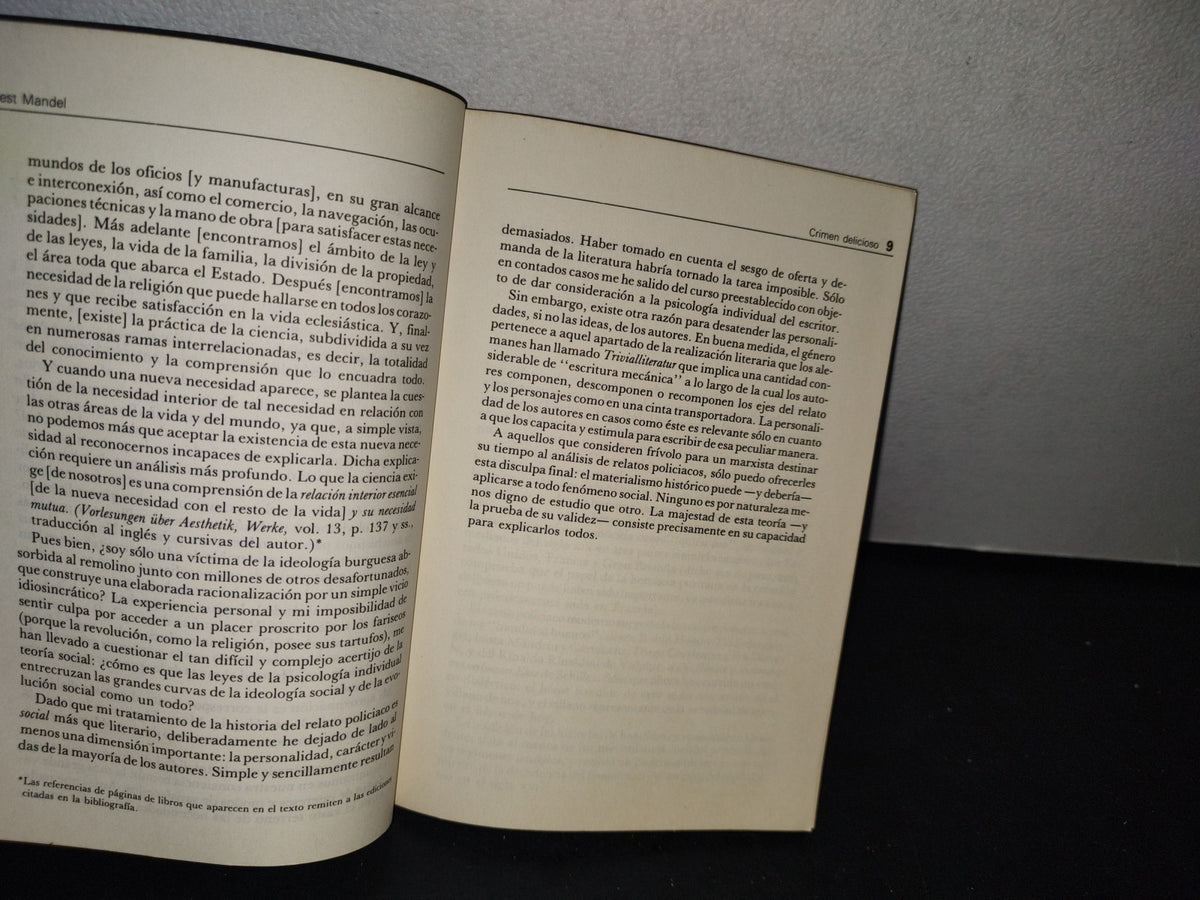 166- Crimen Delicioso. Historia Real Del Relato Policíaco - Ernest Mandel - Universidad Nacional Autónoma De México, 1A. Ed. 1986