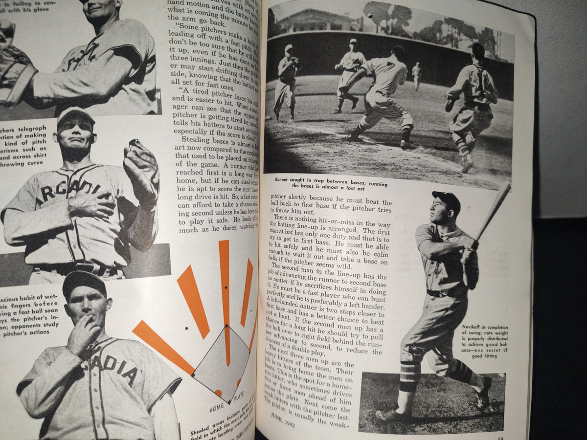 171- Antigua Revista Mecánica Popular / Popular Mechanics. Dogs Of War. Vol. 77, No. 6, June 1942