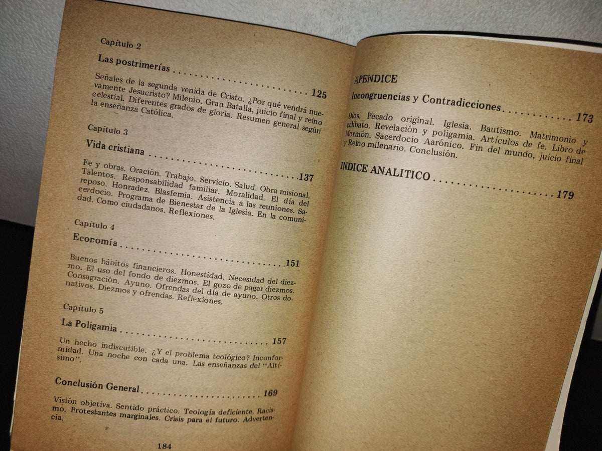 201- Los Mormones. Paganismo Con Pantalla Cristiana - P. Flaviano Amatulli Valente, Primera Edición 1989