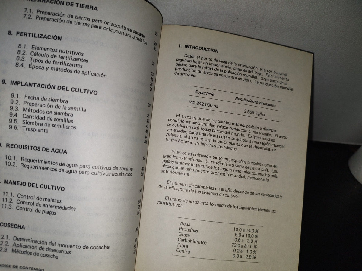 96- Manuales Para Educación Agropecuaria. Arroz - Sep/Trillas - 1985