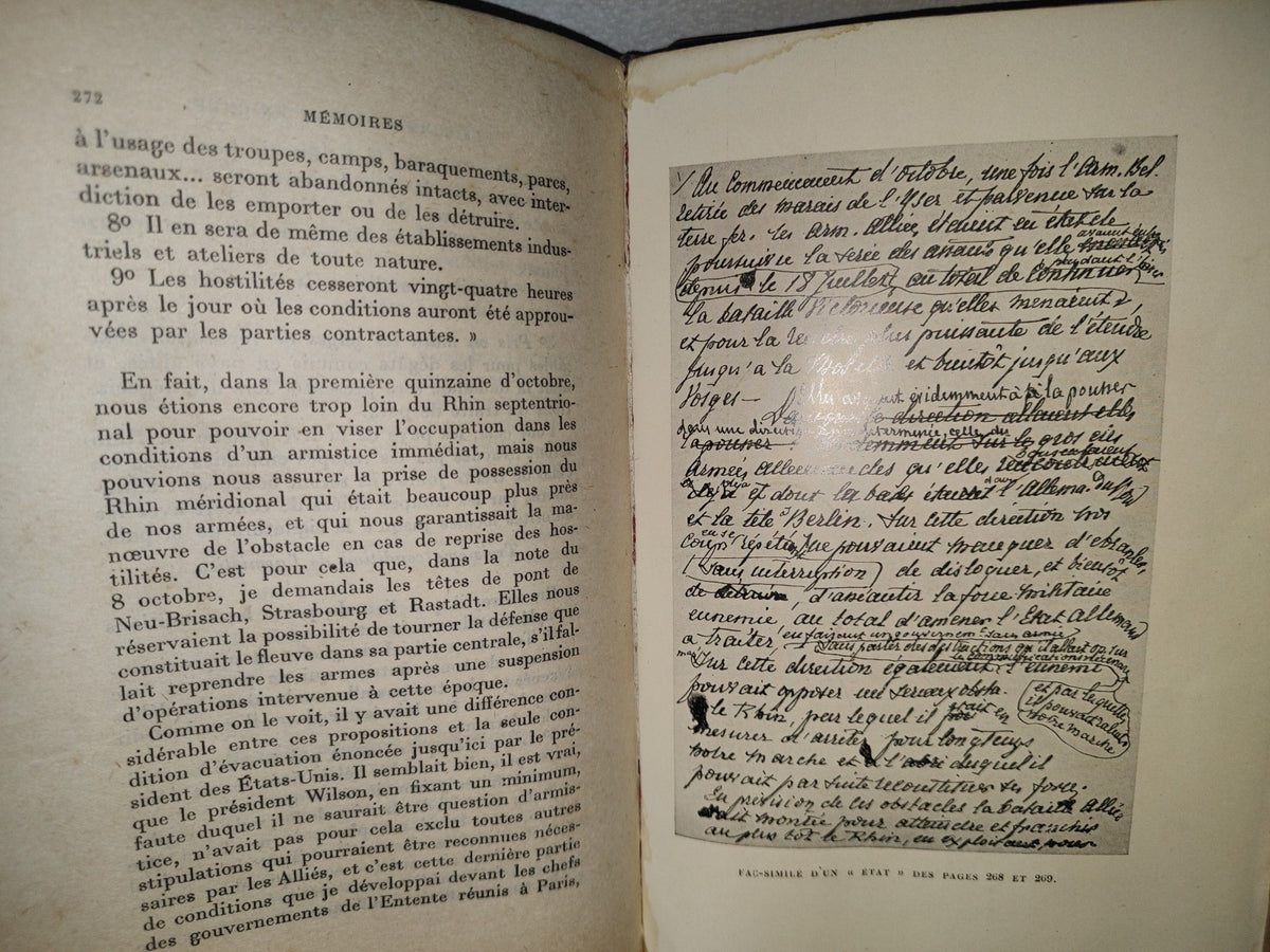 64- Memoires Pour Servir A L'Histoire De La Guerre De 1914-1918 Tome Second. Maréchal Forch - Paris, Librairie Plon. Les Petits-Fils De Plon Et Nourrit, 1931