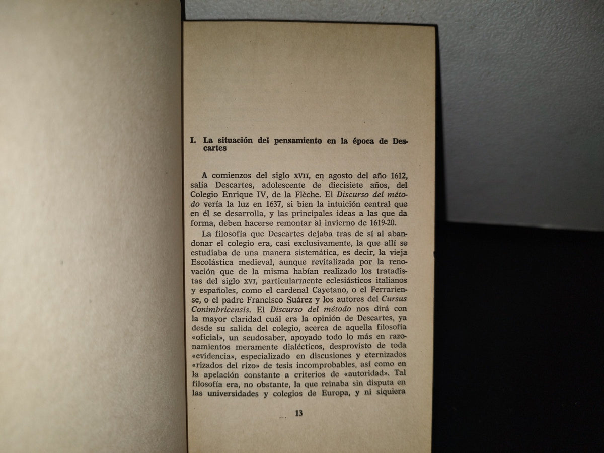 92- Discurso Del Método - René Descartes - Bruguera 1973