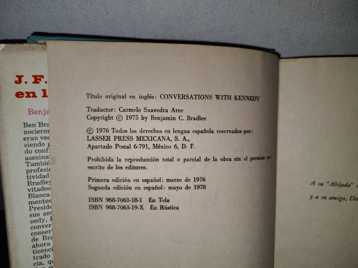32- J. F. Kennedy En La Intimidad - Benjamin C. Bradlee