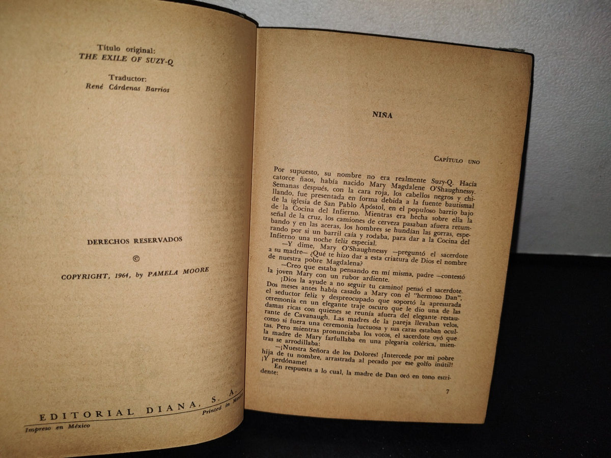 66- El Exilio De Suzi-Q - Pamela Moore - Primera Edición, 1964
