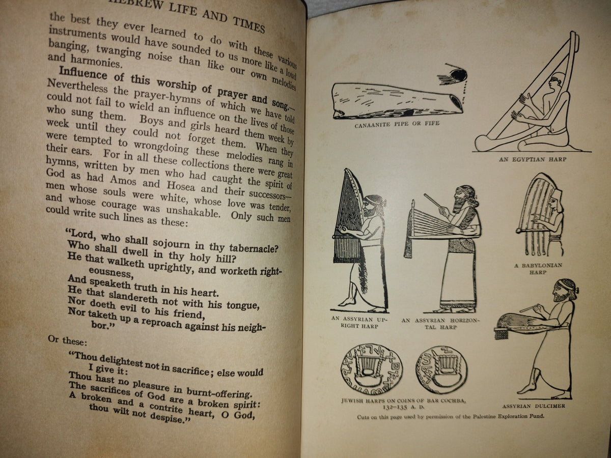 101- Hebrew Life And Times - Harold B. Hunting. The Abindong Press. First Edition Printed 1921