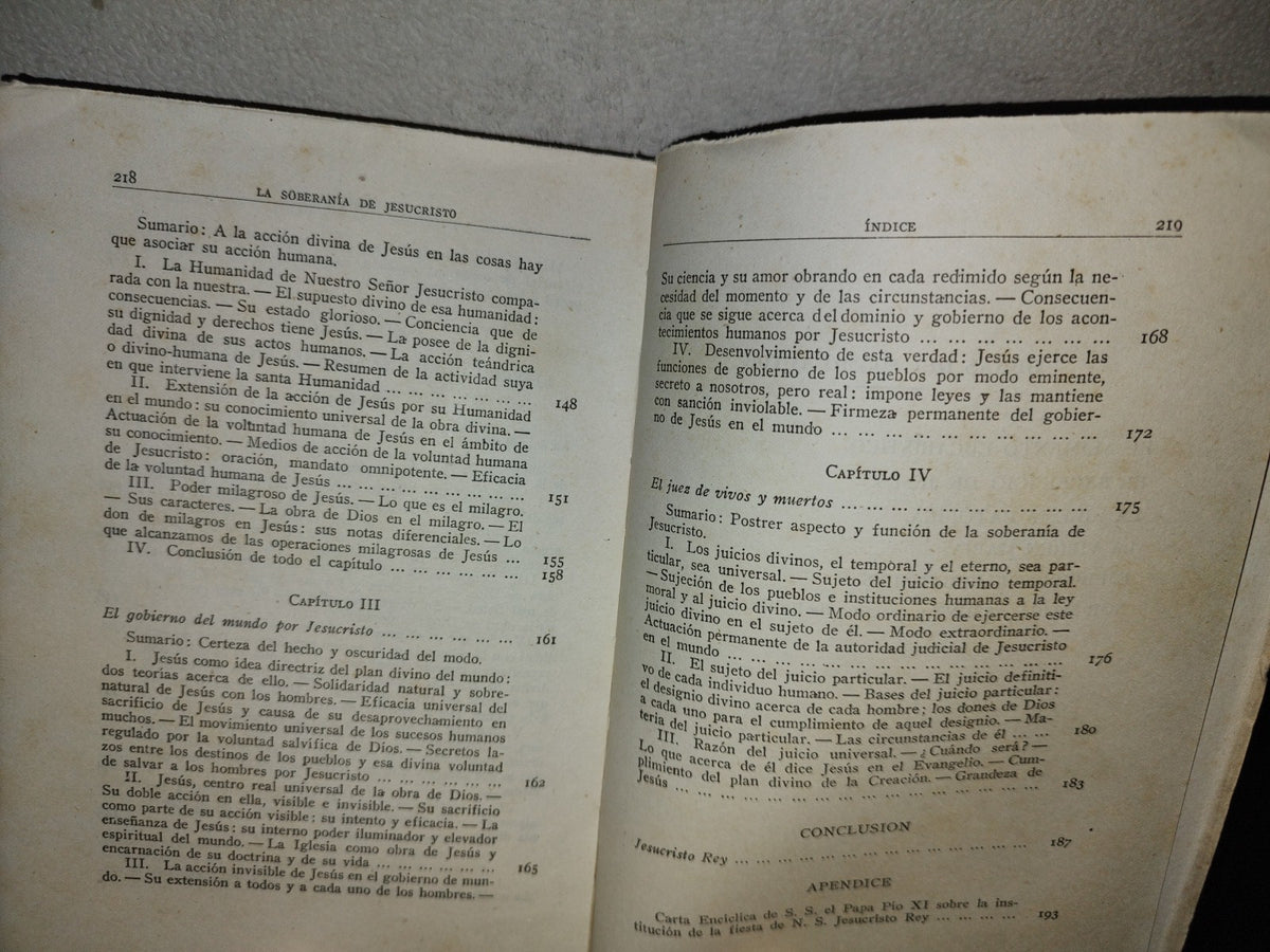 153- La Soberanía De Jesucristo. Rey De La Creación. Luis Colomer. Editorial Rafael Casulleras, Primera Edición 1941