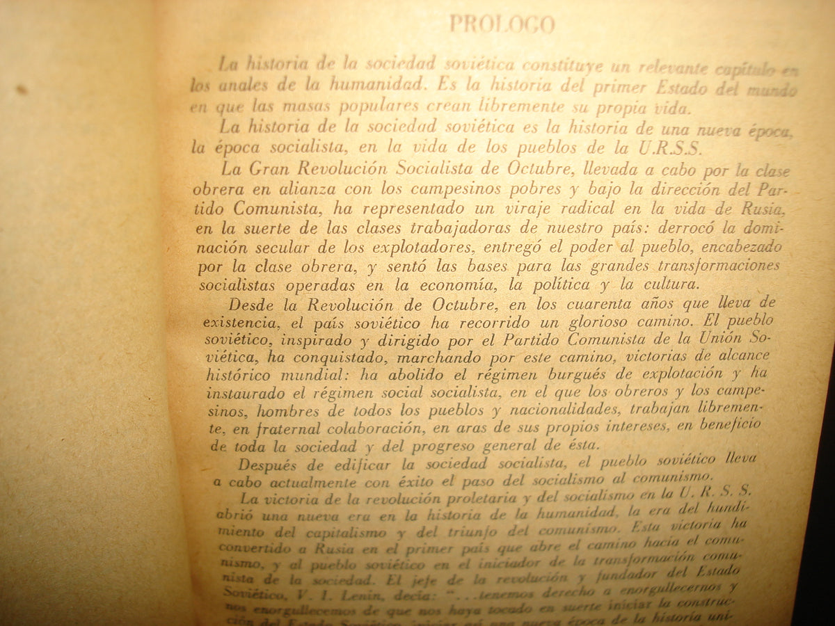 167- Historia De La U.R.S.S. Época Del Socialismo (1917-1957) - Editorial Grijalbo - 1958
