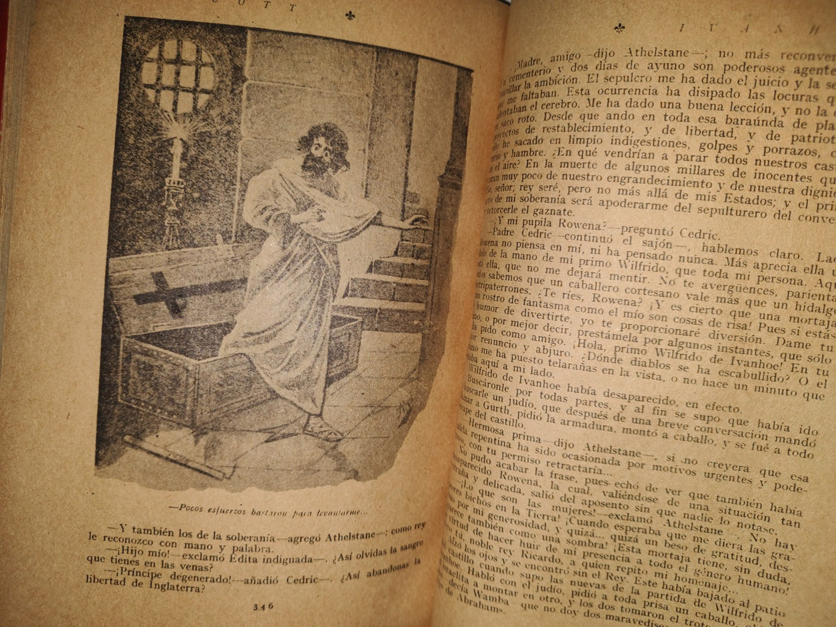 85- Ivanhoe. Novela Histórica - Walter Scott. Editora Nacional, S. A. - México 1951