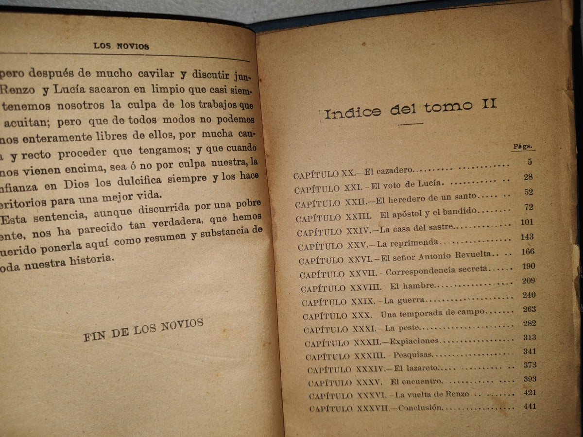 65- Lecturas Recreativas Del Apostolado De La Prensa. I Promessi Sposi (Los Novios), Manzoni, 1900's