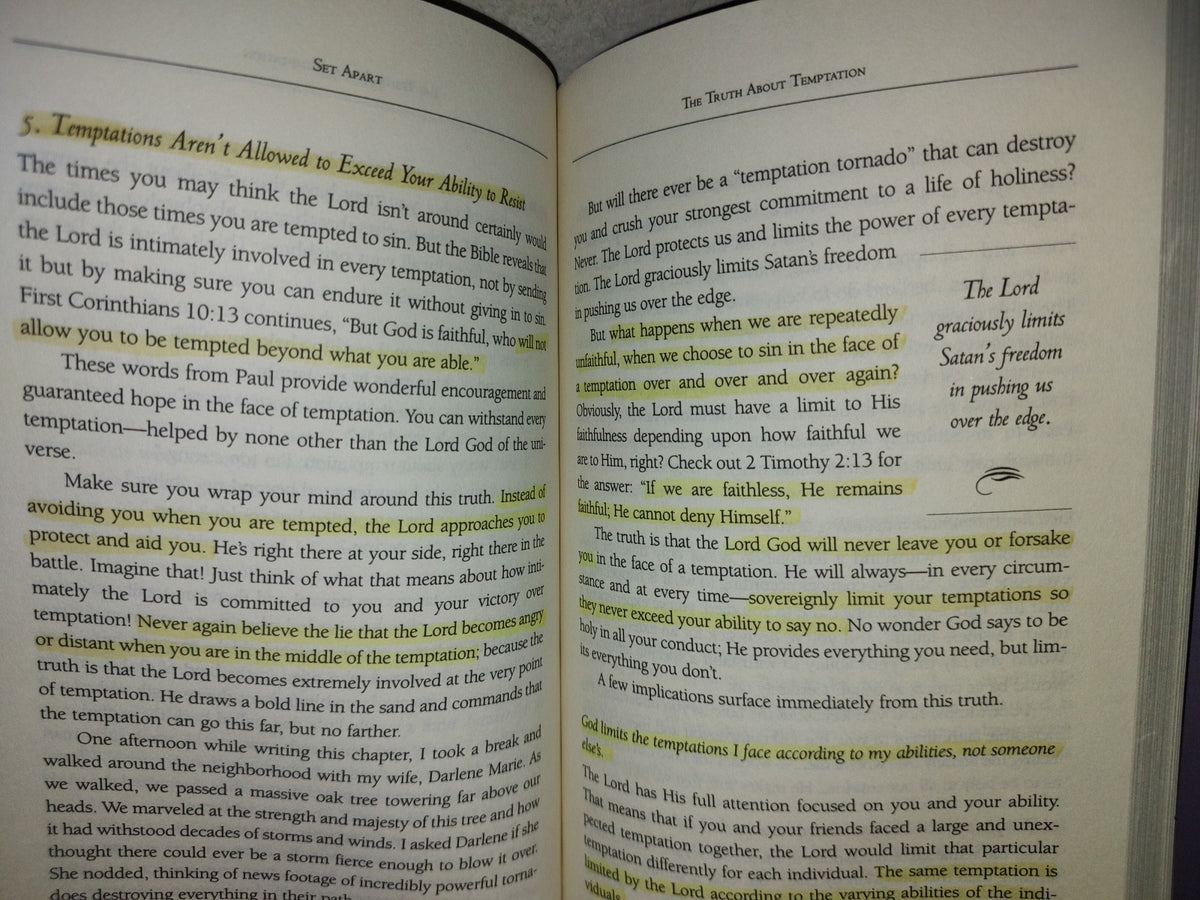 153- Set Apart. Discovering Personal Victory Through Holiness - Bruce Wilkinson