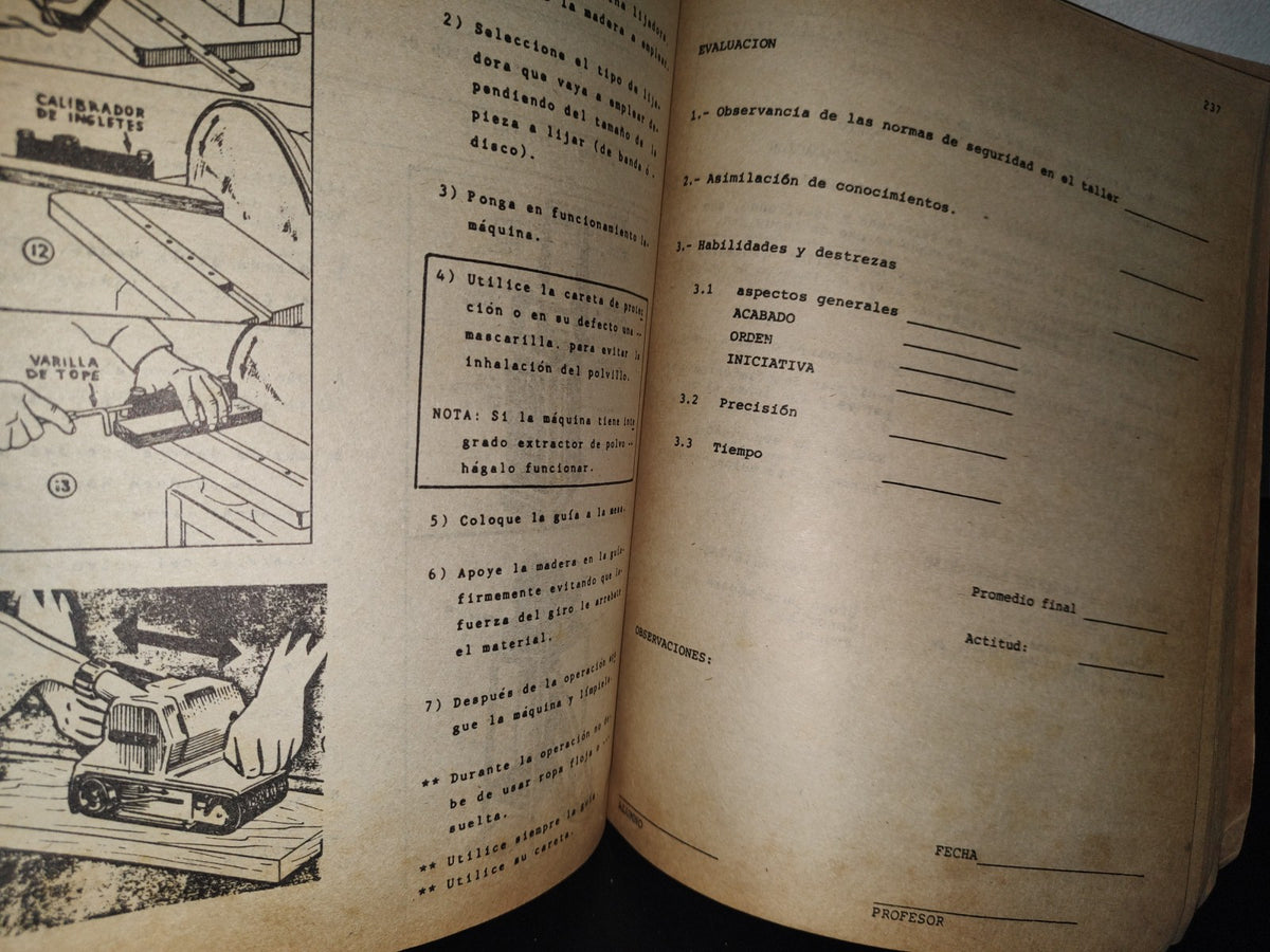 83- Carpintería. Colegio Nacional De Educación Profesional Técnica - Primera Edición 1984