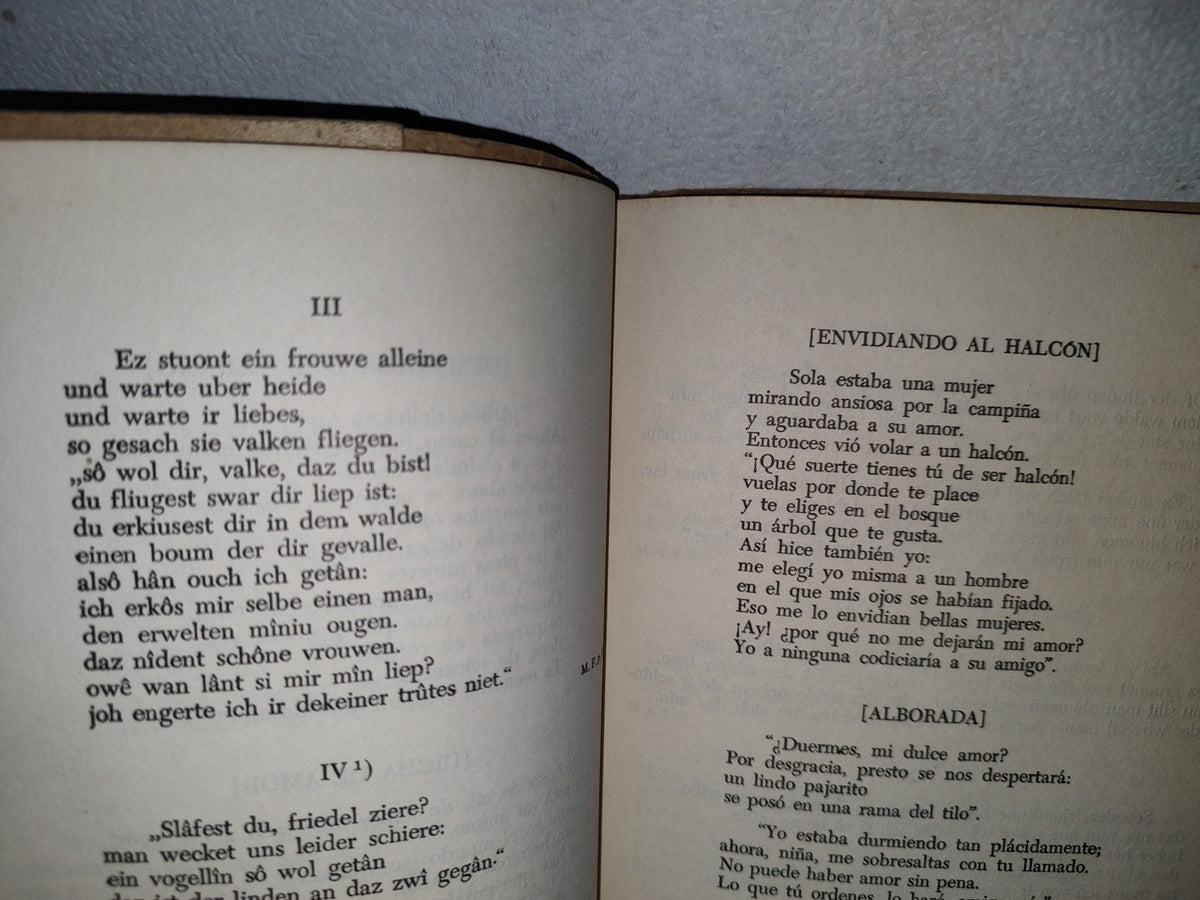 124- Minnesang (La Poesía De Los Trovadores). Fásciculo Diez De La Antología Alemana - 50'S