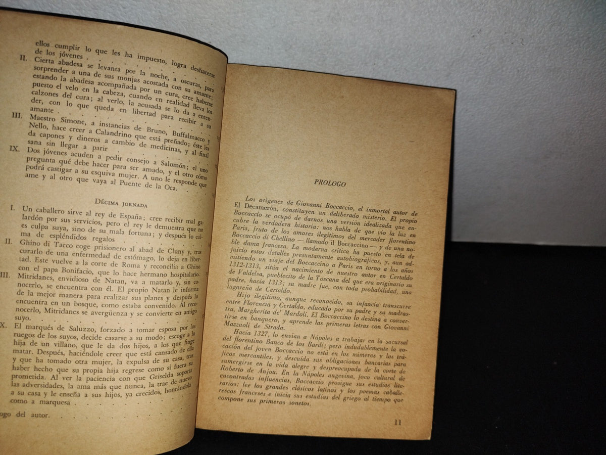 192- El Decameron. Antología - Boccaccio - Salvat Editores 1971