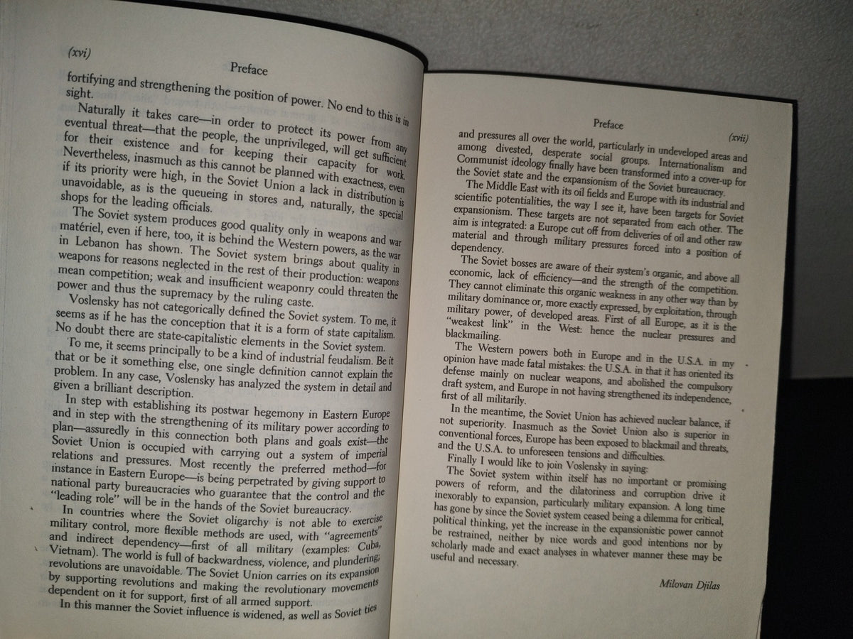84- Nomenklatura. The Soviet Ruling Class. An Insider's Report - Michael Volensky - 1984