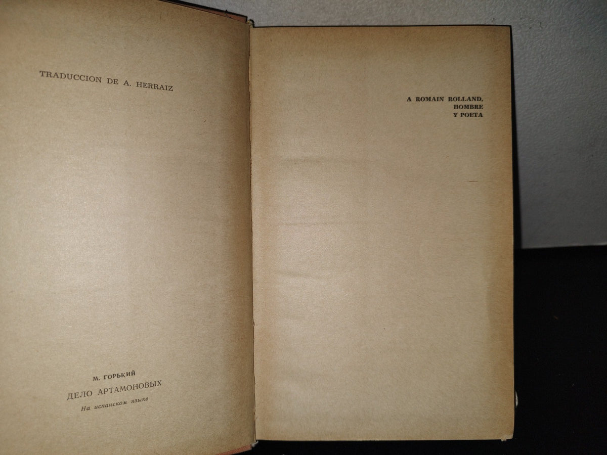 89- Los Artamónov 1925 - M. Gorki - Editorial Progreso, Moscú - 70'S