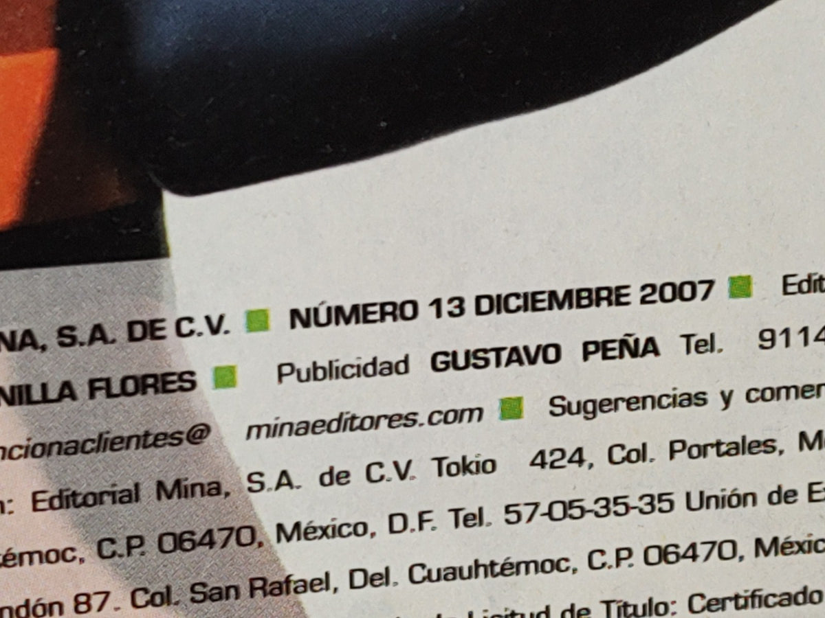 87-2- Revista Tips Y Trucos. Heavenly Sword, Metroid Prime 3 C Wii, Halo 3 360, # 13, Diciembre 2007
