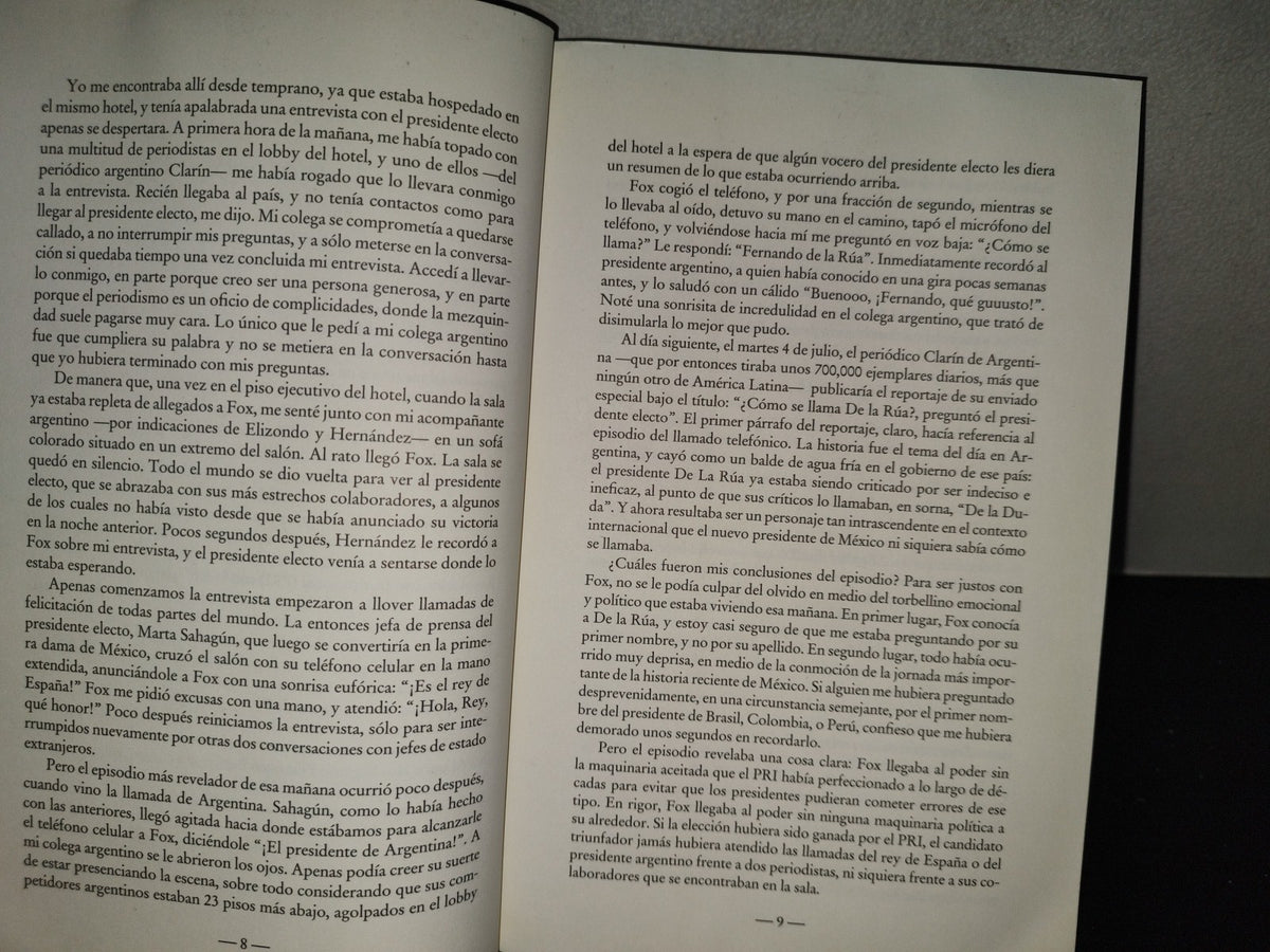 201- México En La Frontera Con El Caos - Andrés Oppenheimer. Ediciones B. 2002