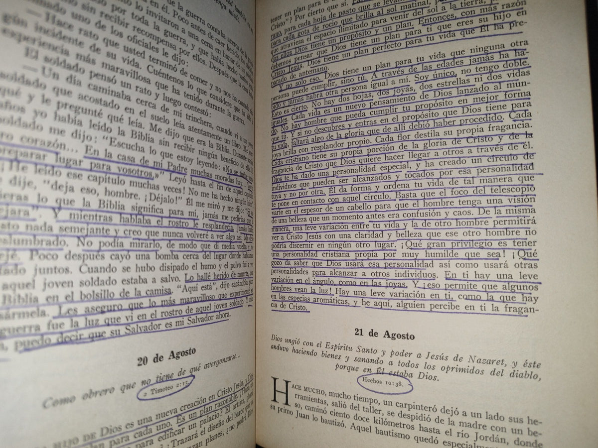 85- Manantiales En El Desierto. Tomo 2. Compendio De Los Archivos De Recortes Y Escritos Inéditos De La Señora De Charles E. Cowman- 1970 Por Cowman Publishing Company, Inc.