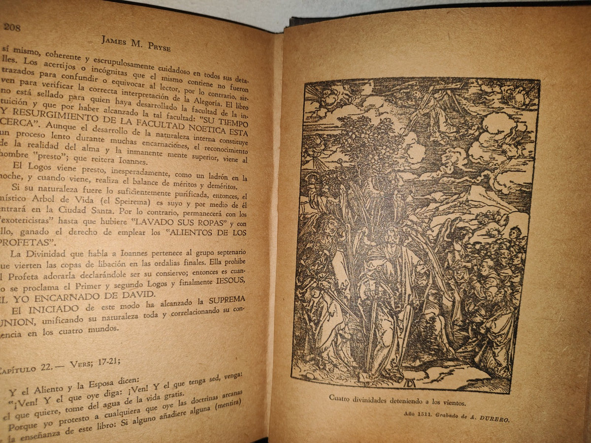151- El Apocalipsis Develado - Versión Castellana De Giordano Bruno - Editorial Kier - 1946