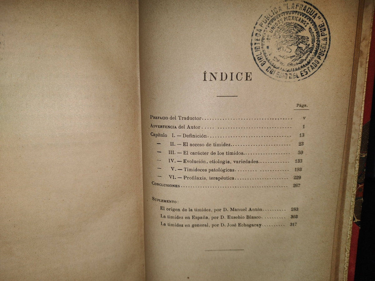 93- Los Tímidos Y La Timidez - Paul Hartenberg - Madrid, Librería De Edmundo Capdeville - 1902