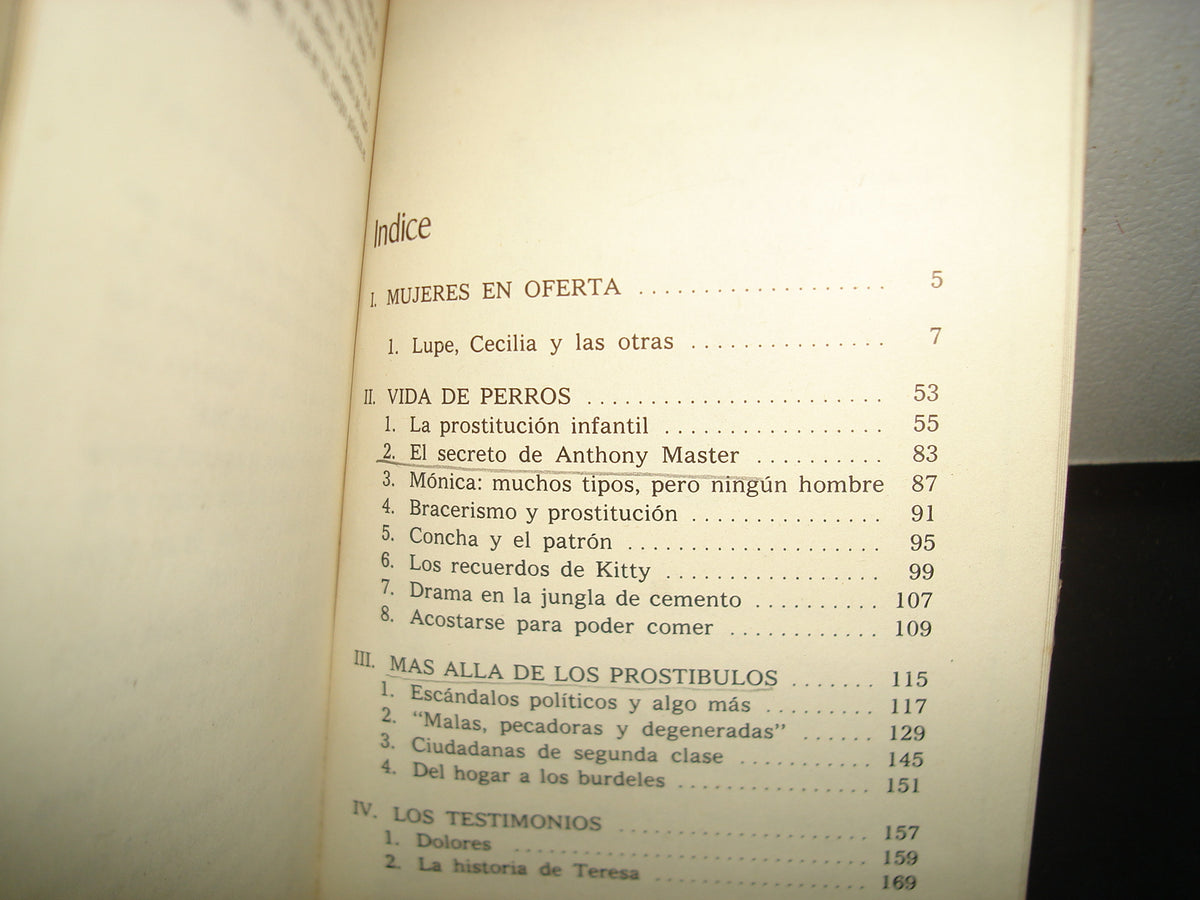 5- El Drama De La Prostitución: Las Que Nacieron Para Perder. Colección Testimonios