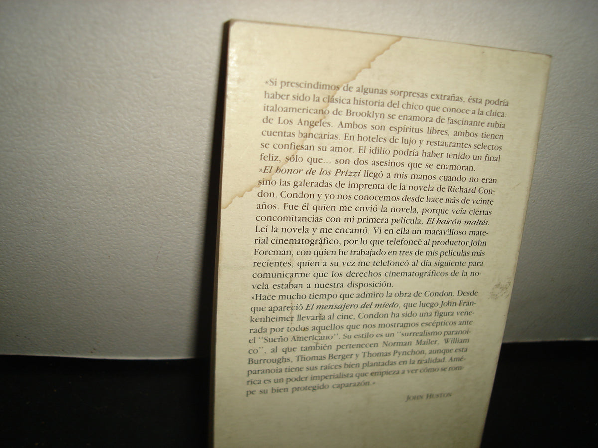 8- El Honor De Los Prizzi - Richard Condon