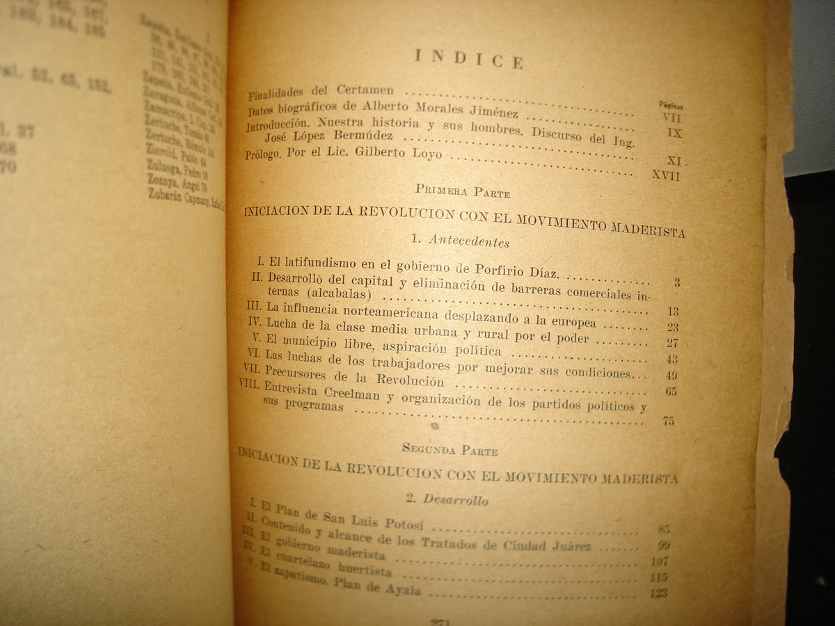6- Historia De La Revolución Mexicana - Alberto Morales Jiménez - 1951