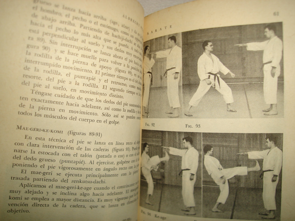 5- Karate. Deporte Guerrero Del Lejano Oriente - Albrecht Pfluger - Editorial Diana 70'S