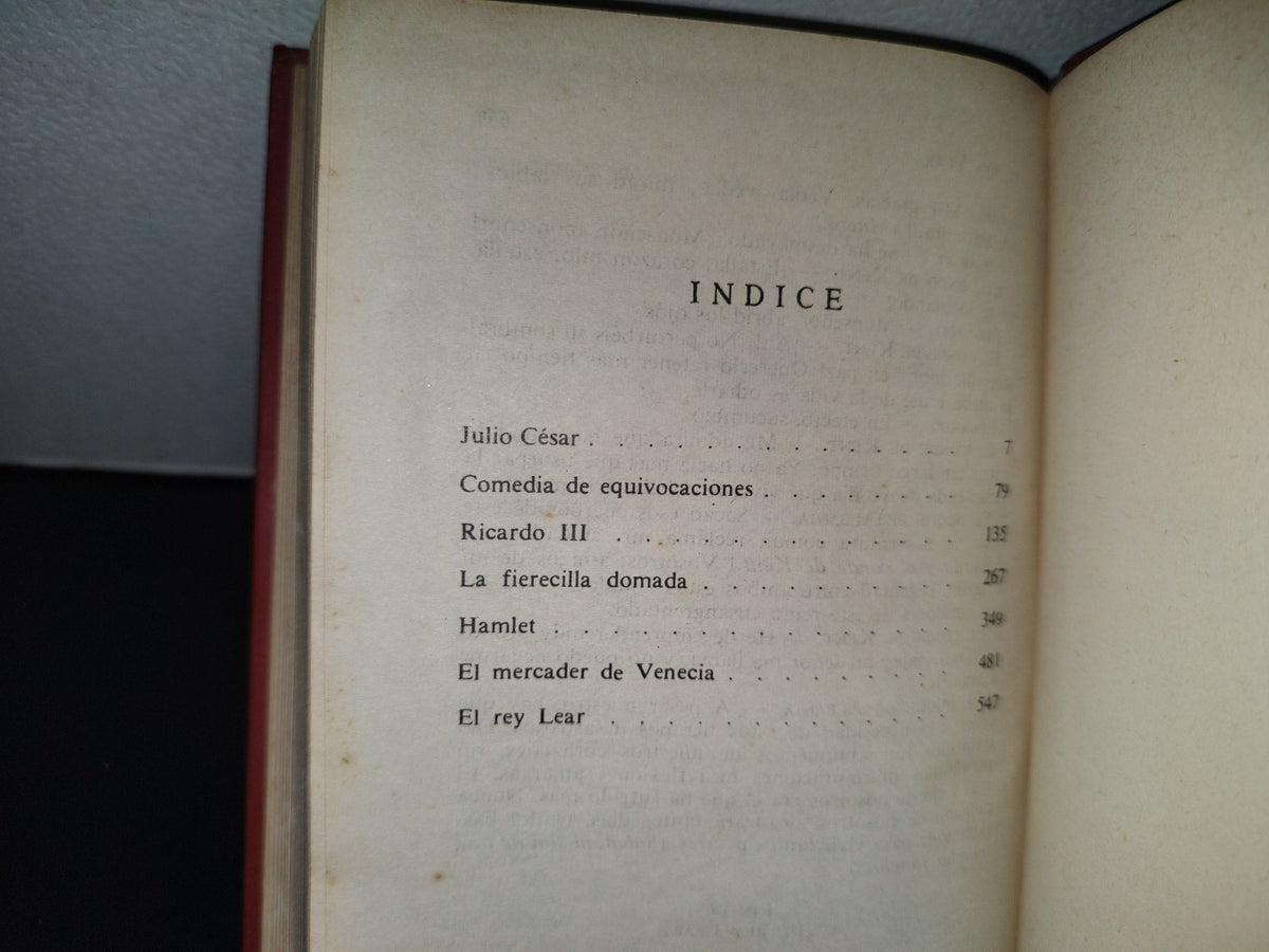 214- Shakespeare. Julio César - Credsa Ediciones - Primera Edición 1972