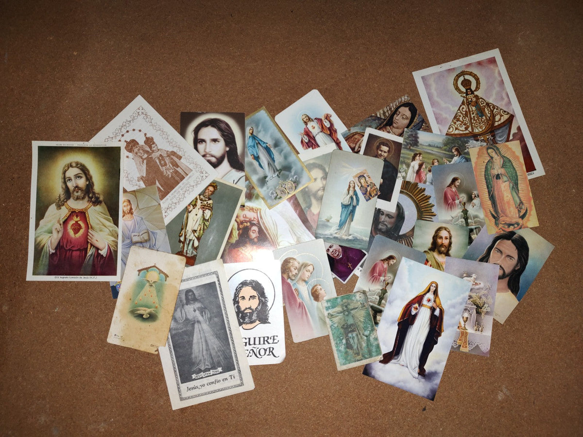 Estampas Religiosas Vintage, Imágenes Religiosas y Documentos De Tipo Religioso