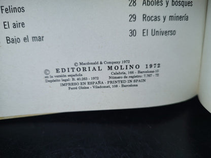 188- Mi Primera Biblioteca Básica 26. Monos Y Simios - Editorial Molino 1972
