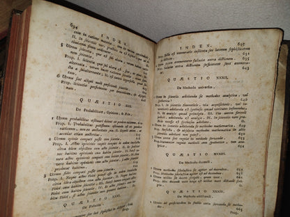 60- Fr. Salvatoris Mariae Roselli Summa Philosophica Ad Mentem S. Thomae Aquinatis Pars Prima - 1783