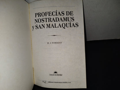 143- Profecías De Nostradamus Y San Malaquías - H. J. Forman
