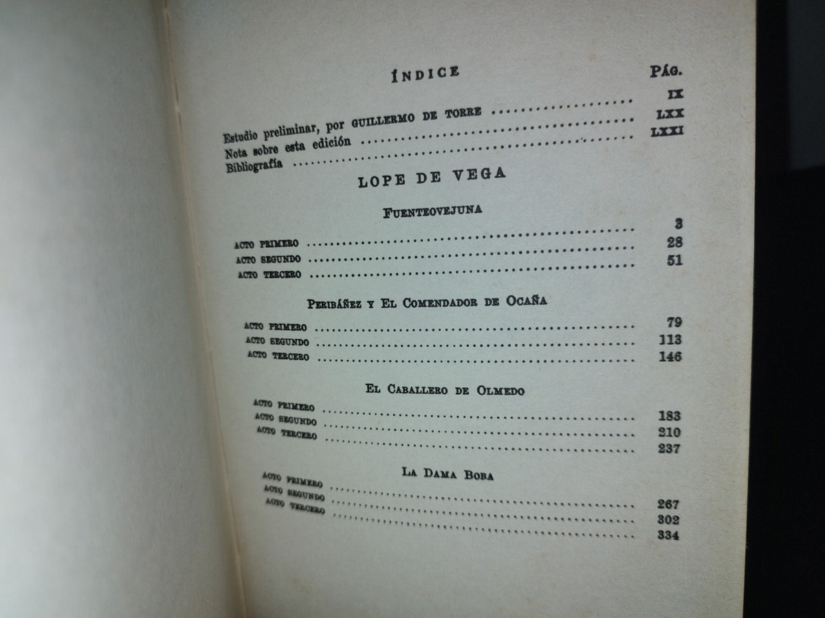 153- Los Clásicos. Lope De Vega. Teatro - Editorial Cumbre, S. A. - 1981