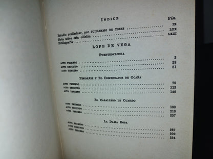 153- Los Clásicos. Lope De Vega. Teatro - Editorial Cumbre, S. A. - 1981