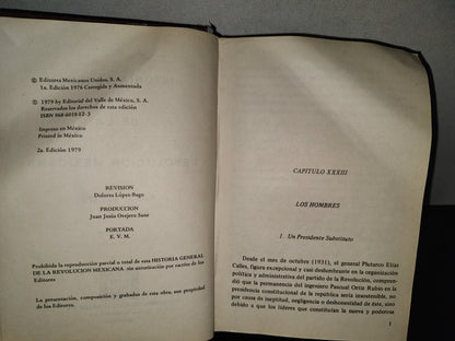 202- Historia General De La Revolución Mexicana. Tomo V - José C. Valadés - 1979