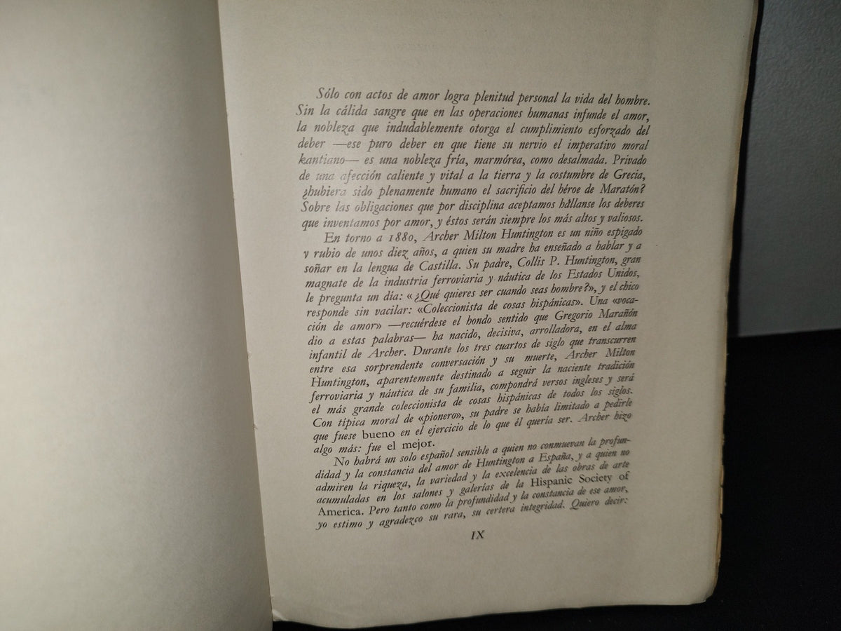 75- El Poeta Y La Escritura. La España Que Huntington Conoció - José García Mazas - The Hispanic Society of America  1962