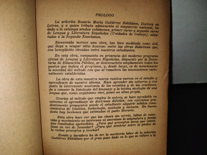 188- Segundo Curso De Español. Rosario M. Gutiérrez Eskildsen - Editorial Herrero 1968