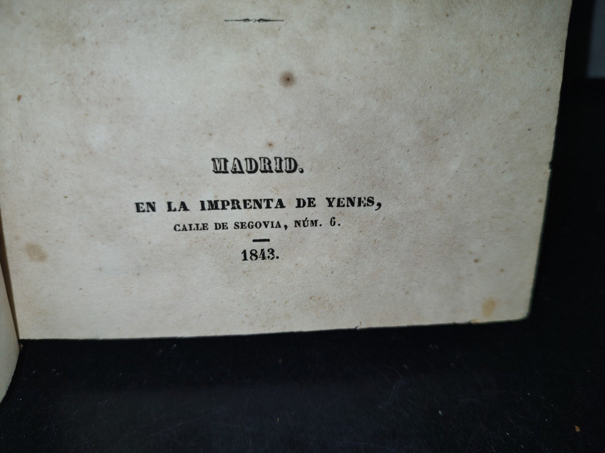 60- Obras Completas De Figaro (Don Mariano José De Larra) Tomo IV - 1843