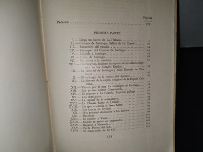 75- El Poeta Y La Escritura. La España Que Huntington Conoció - José García Mazas - The Hispanic Society of America  1962