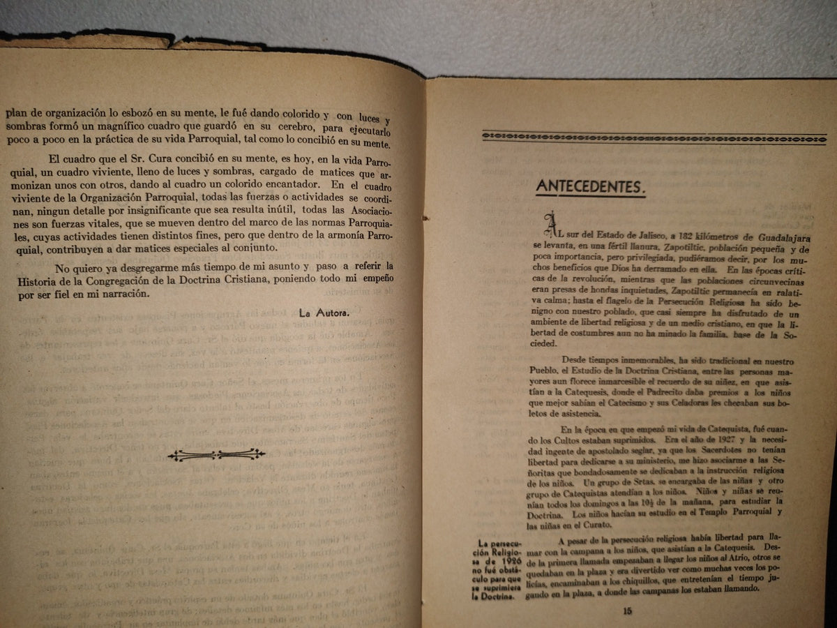 151- La Parroquia De Zapotiltic Y La Congregación De La Doctrina Cristiana Ma. Isabel Contreras - Imprenta "PAULIN", Querétaro, Qro., 1940