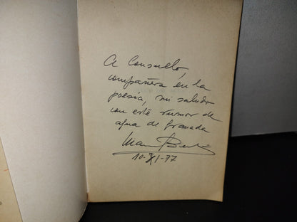 100- Diario Del Agua - Manuel Benítez Carrasco - 1977 - Firmado