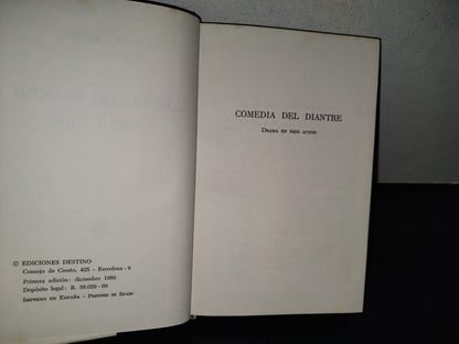 124- Comedia Del Diantre Y Otras Dos - Ramón J. Sender - Ediciones Destino - Primera Edición 1969