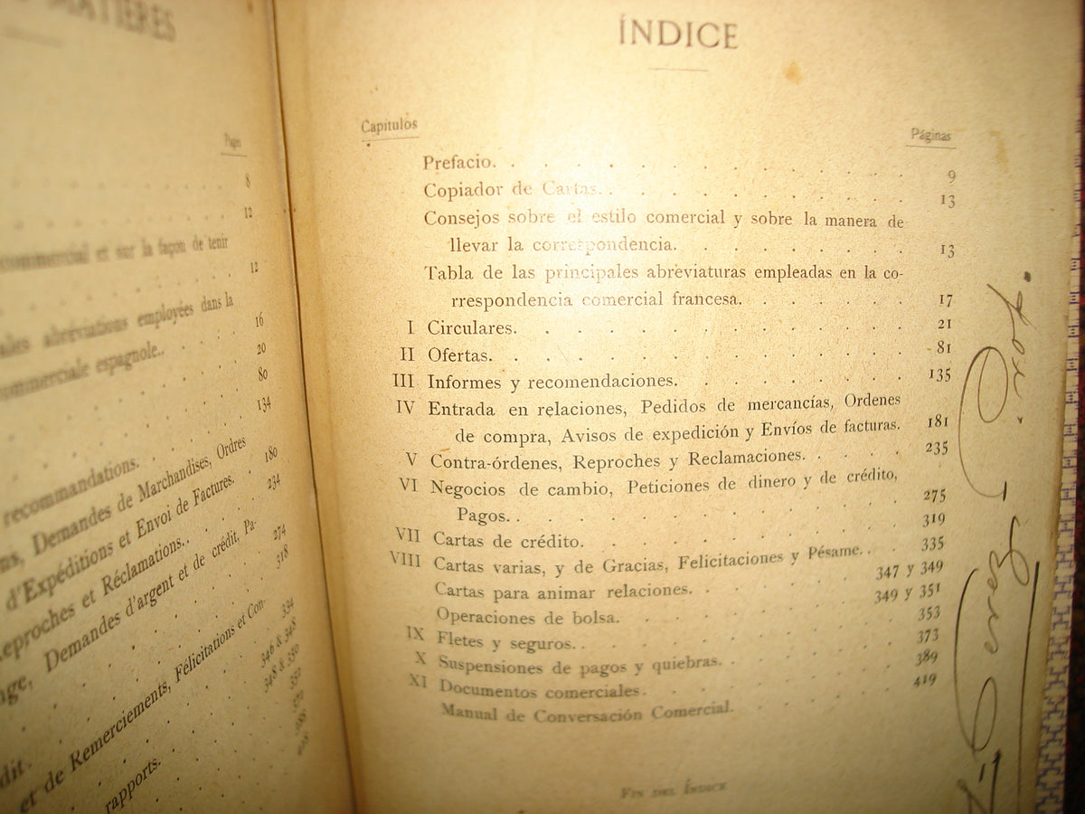 171- Correspondencia Mercantil Hispano-Francesa - A. Casasús - 1894