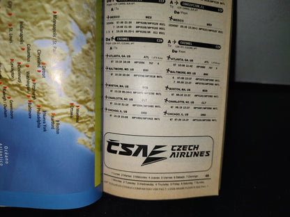 68- Aeroméxico. Itinerario - 2005